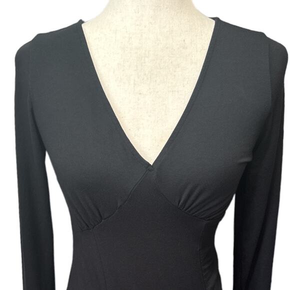 SALE! ZSupply Grace Black V Neck Maxi Dress S - Picture 3 of 9